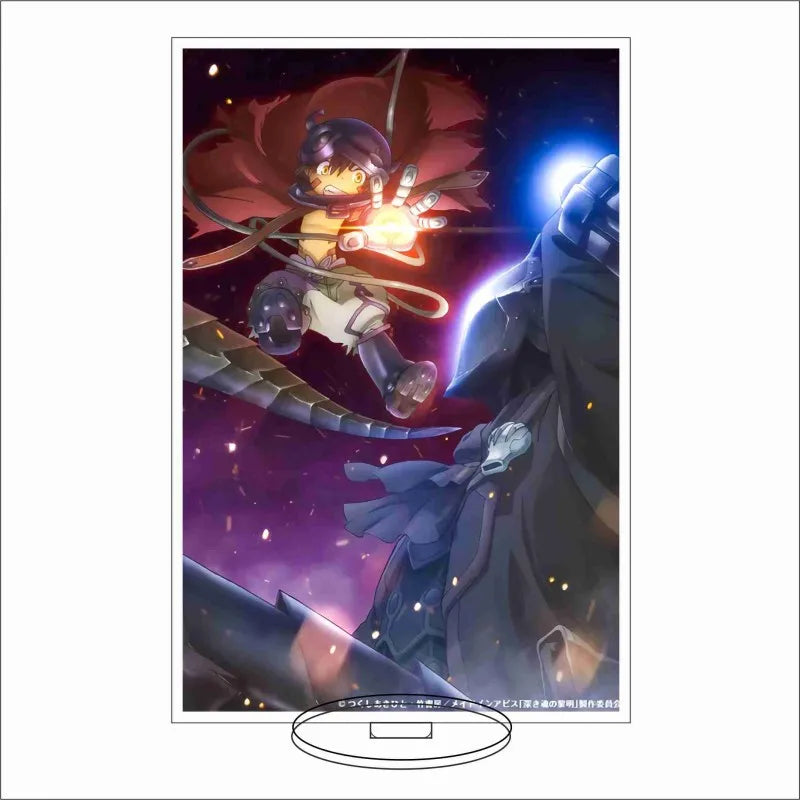 Made In Abyss Anime Acrylic Stand Model Figures Riko Nanachi Cosplay Creative Model Plate Desk Decor Cute Standing Sign Gifts