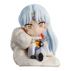 Inuyasha Action Figure Model Sitting Series Anime Peripheral Products Kagome Kikyo Sesshoumaru Rin Gashapon EX CASHAPON ORIGINAL