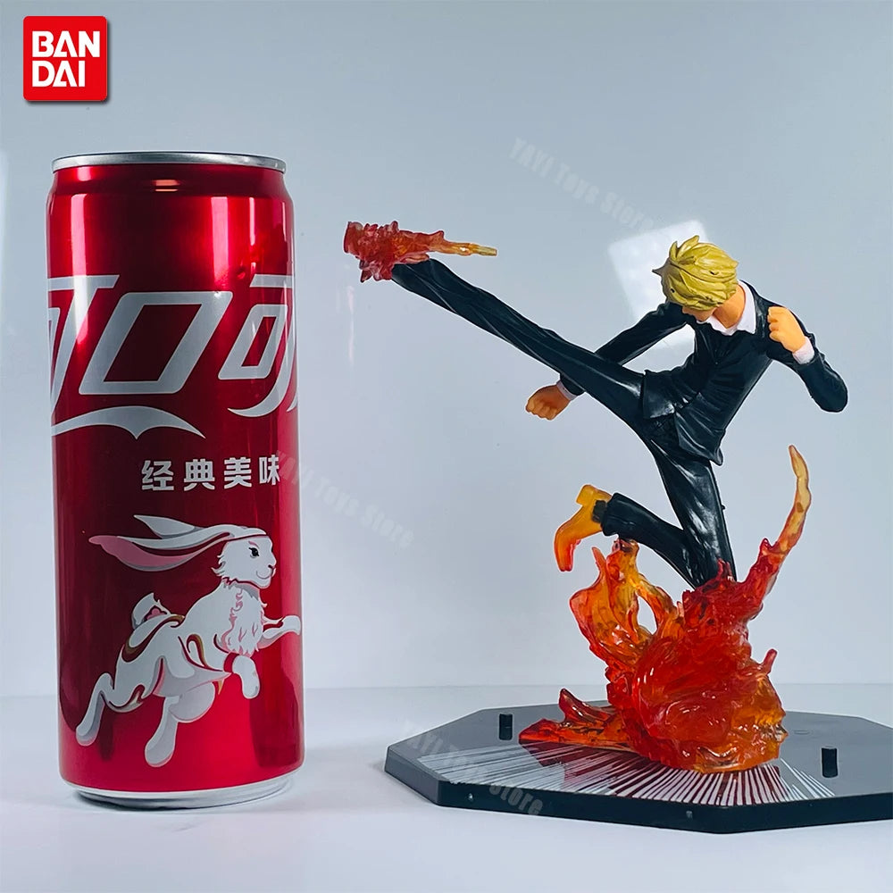 New One Piece Anime Figure Fire Fist Luffy Ace Sanji Battle Model Dolls PVC sabo Action Figurine Zoro Ghost Three-Knife Toys