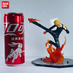 New One Piece Anime Figure Fire Fist Luffy Ace Sanji Battle Model Dolls PVC sabo Action Figurine Zoro Ghost Three-Knife Toys
