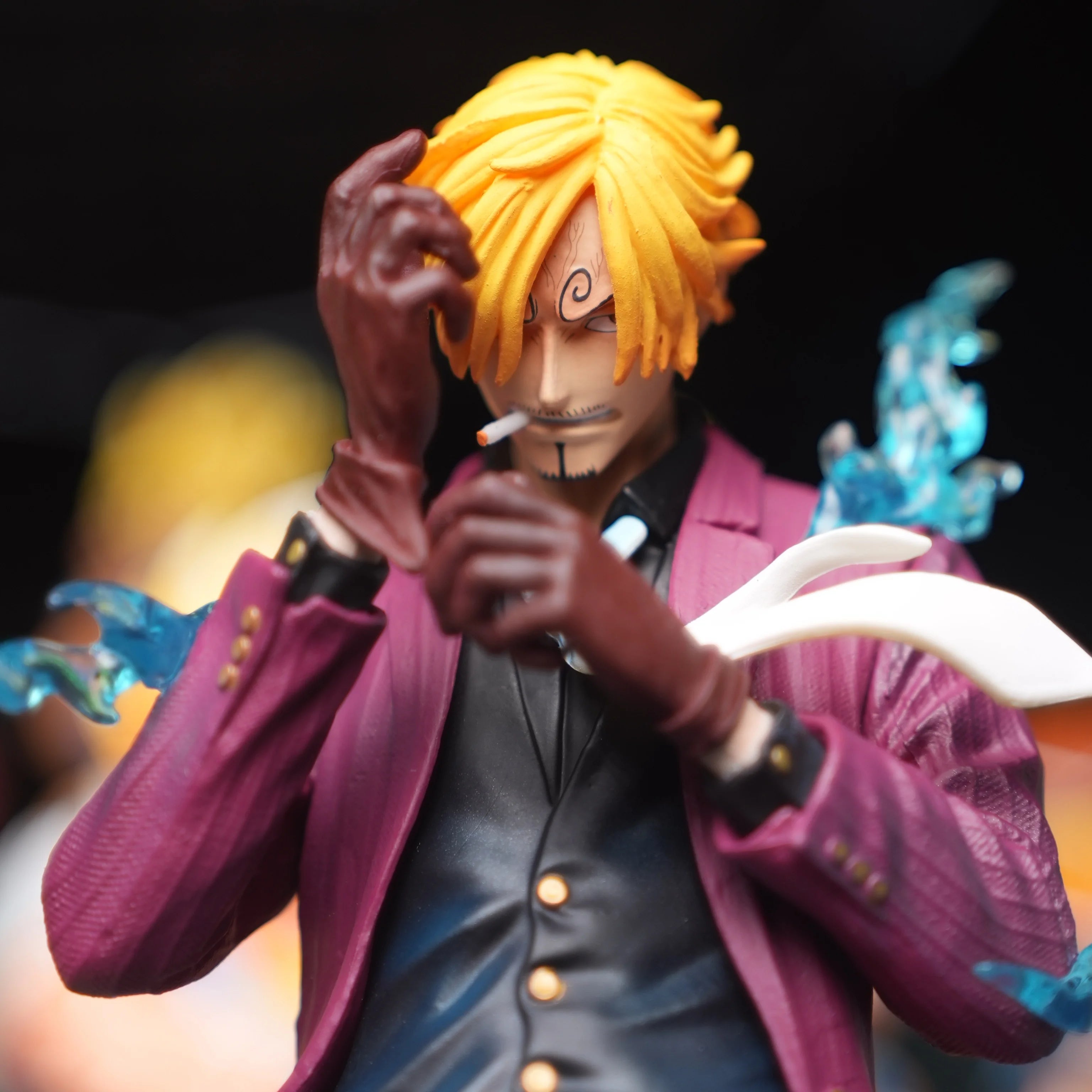 25cm/9.8in Anime One Piece Figure Sanji Action Figure Collectible Model Statue Toy Gift