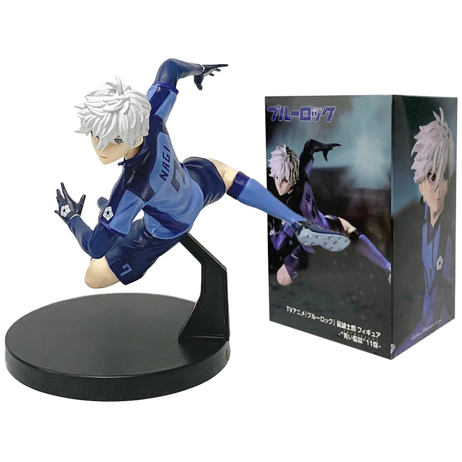 In Stock Anime Blue Lock Nagi Seishiro Rin Itoshi Cool Pose Design Model Classic Style Desktop Ornament Anime Collection Gift