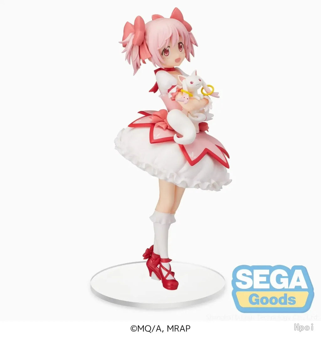 22CM Anime Magia Record Mahou Shoujo Madoka Figure Magica Gaiden Kaname Kyuubey Standing Animation Model Toy Gift Aciton Figure