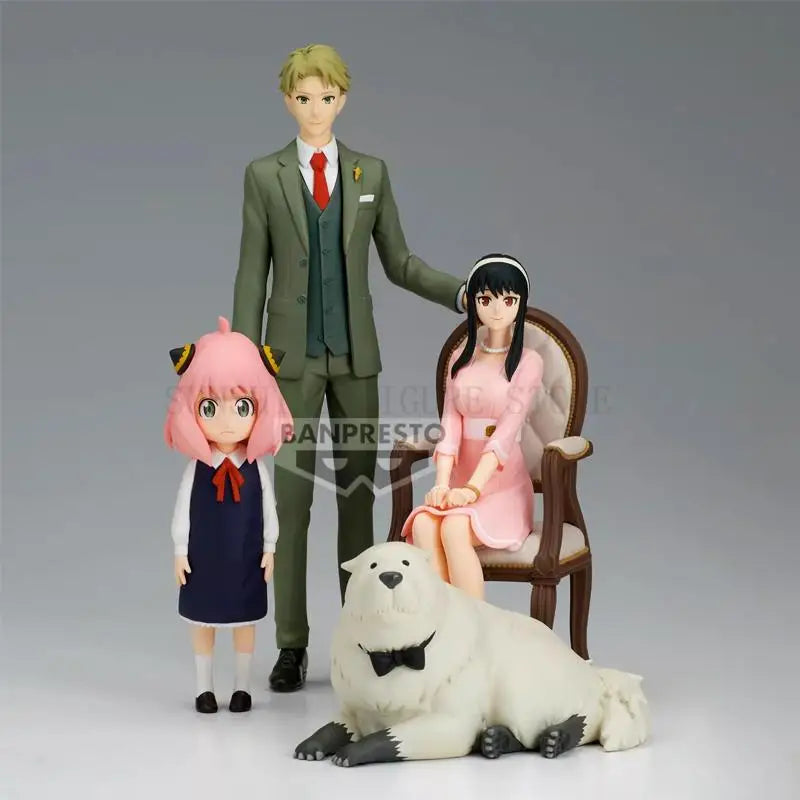 Bandai Original In Stock SPY FAMILY Anime Figure Twilight Anya Yor Bond Anime Action Figuresmodel Boxed Toys Ornaments Gift