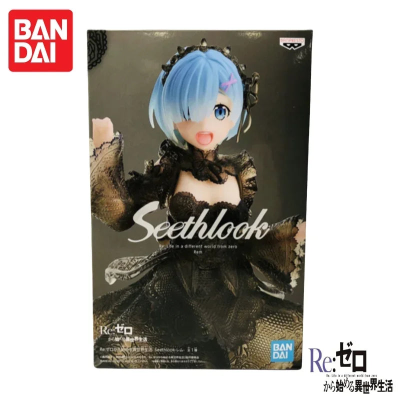 In Stock Bandai Original Banpresto Re Life In A Different World From Zero Rem Model Doll Brand New Boxed Action Figure Toys