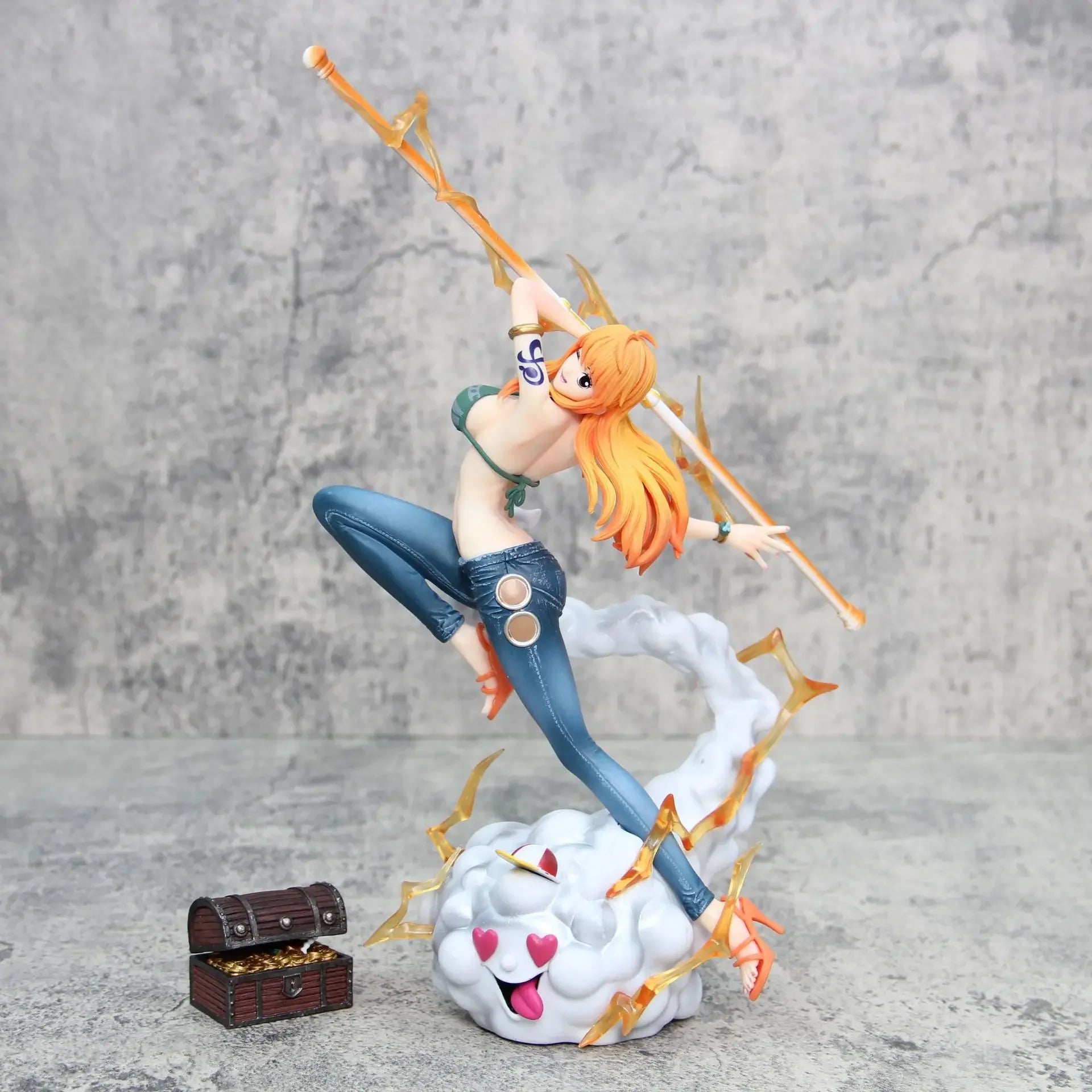 32cm Iu One Piece Nami Two Versions Resonance Series Anime Figure Model Gk Statue Boy Collection Desktop Decoration Ornament Toy