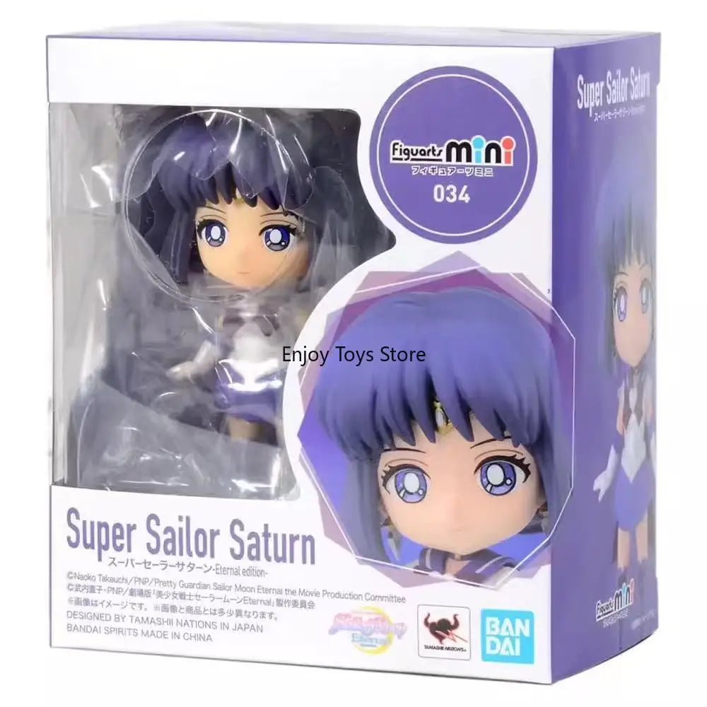In stock Bandai Figuarts Mini FM Sailor Moon Sailor Saturn Tumengying Model Toys