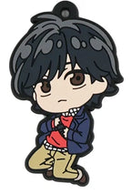 BANANA FISH Anime  Ash Lynx Lee Yut Lung Rubber Keychain Ornament Toys Collection Gift
