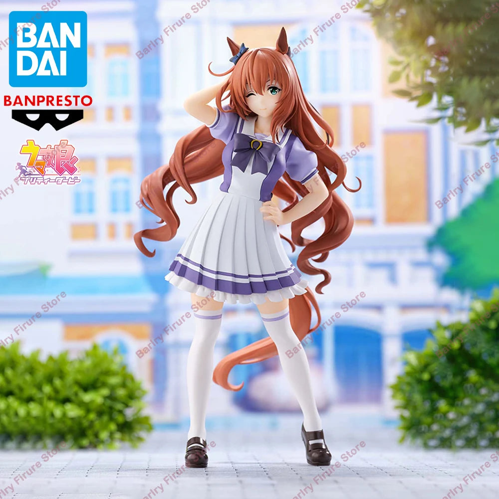 Original Genuine BANDAI BANPRESTO Uma Musume Pretty Derby Maruzensky Anime Figure Boxed Premium Table Ornament Model Toys Gifts