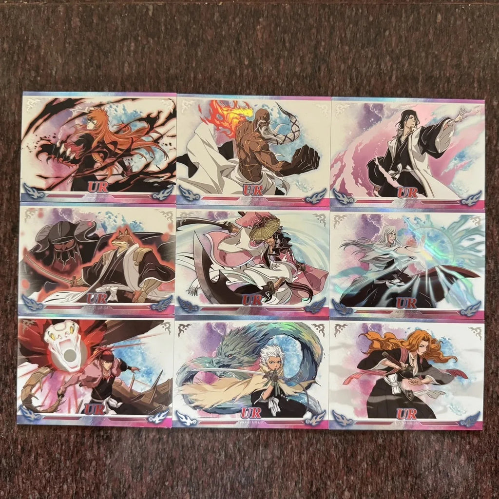 Anime Bleach SSR PR AR QR Set of Cards Inoue Orihime Kuchiki Rukia Kurosaki Ichigo Collection Card Christmas Birthday Gifts Toys