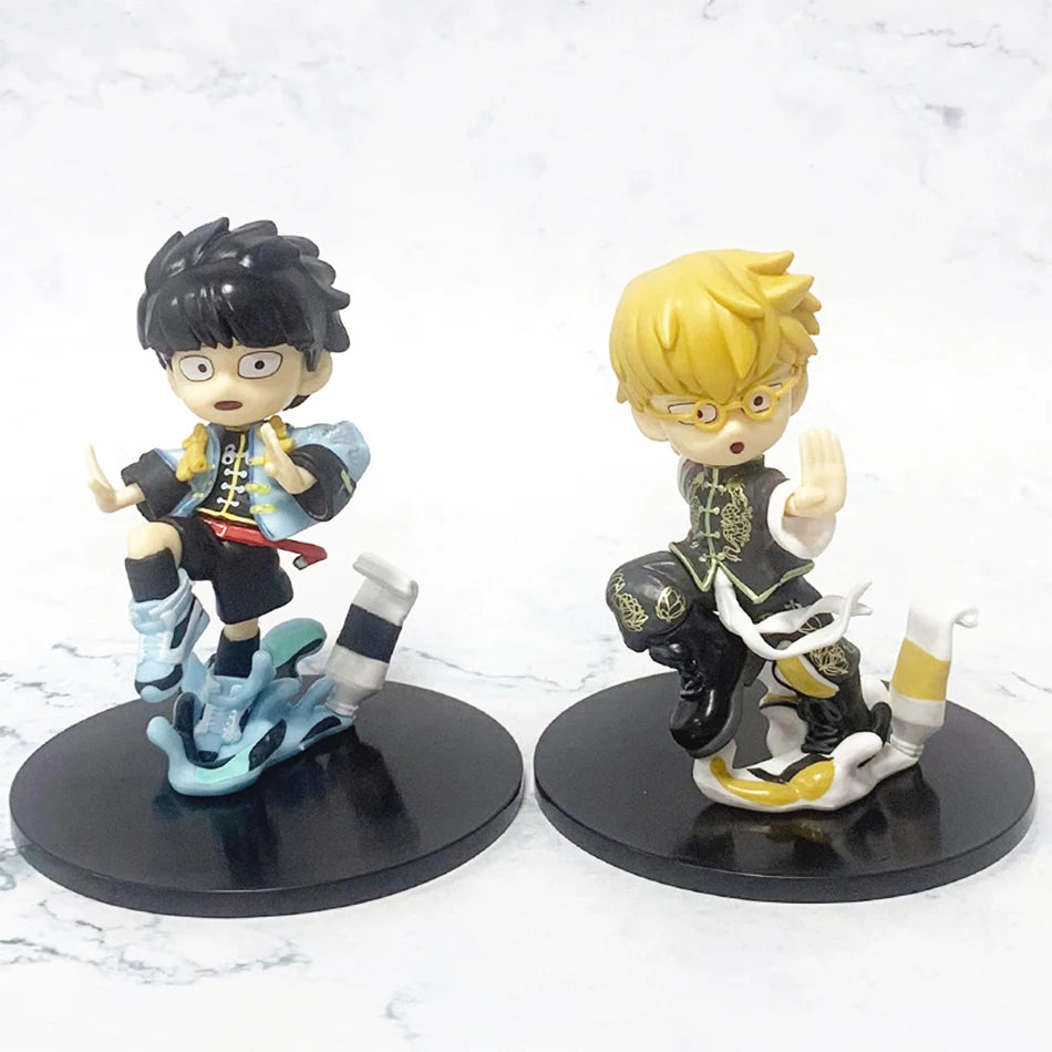 Anime Mob Psycho 100 Figures Reigen Arataka Q Edition Kawaii Figurine Toy Model Doll Desktop Ornaments Collectible Toy