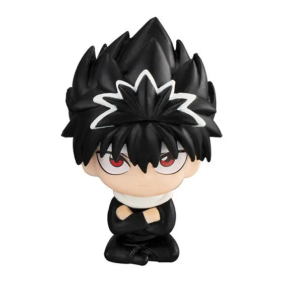 BANDAI YuYu Hakusho Action Figures Model PVC Yuusuke Urameshi Kurama Hiei Gashapon Sitting Series Brand New Genuine Original