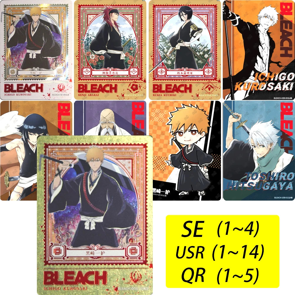 KAYOU BLEACH SE 1~4 series SER 1~14 series QR 1~5 series Kurosaki Ichigo rare Collection card Christmas birthday gift toys