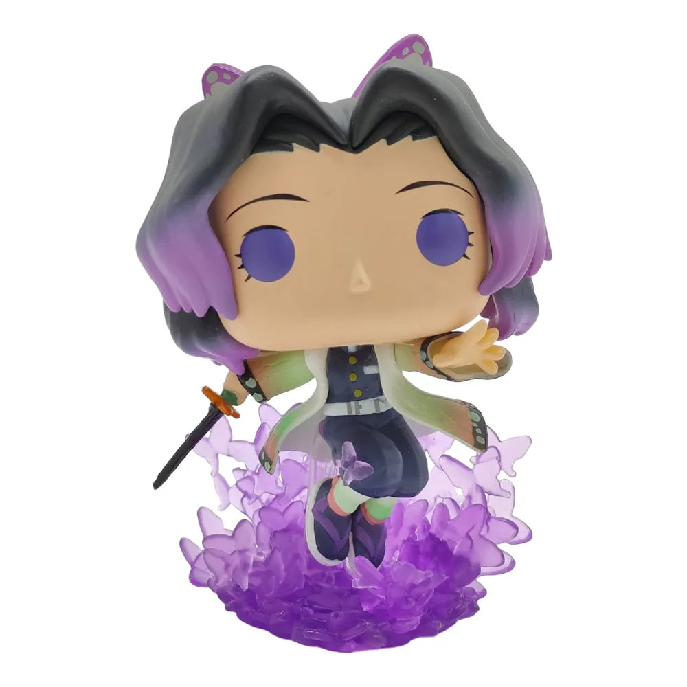 Demon Slayer 1314 1605 Kochou Shinobu Vinyl Figurine Cute Doll Anime Peripherals Action Figure Collection Model Toys