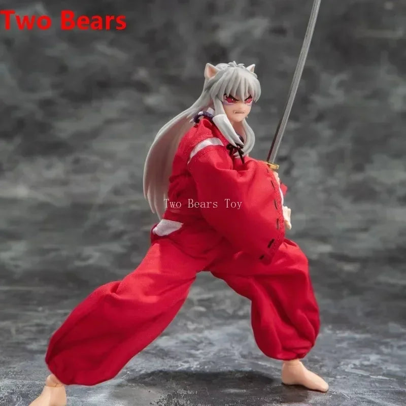 In Stock GT Model Inuyasha 1/12 Sesshoumaru Anime Action Figure SHF Toys Collection Hobby Gift