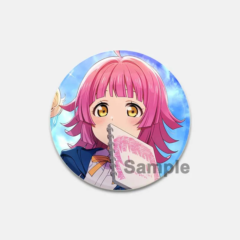 Anime Love Live! Brooch for Backpack Cartoon Figure Honoka Kousaka/Maki Nishikino Lapel Pins Badge Accessorie Clothes Decoration