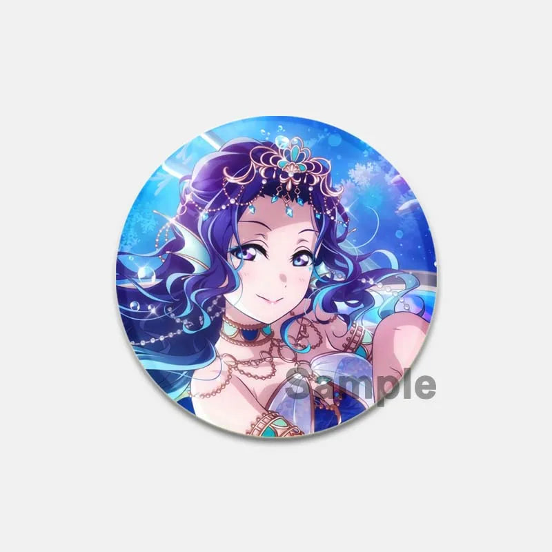 Anime Love Live! Brooch for Backpack Cartoon Figure Honoka Kousaka/Maki Nishikino Lapel Pins Badge Accessorie Clothes Decoration