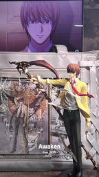 26cm Death Note Anime Yagami Light Action Figure Statue Figurines Pvc Collection sculpture Model Toy Boy Christmas Gift ornament