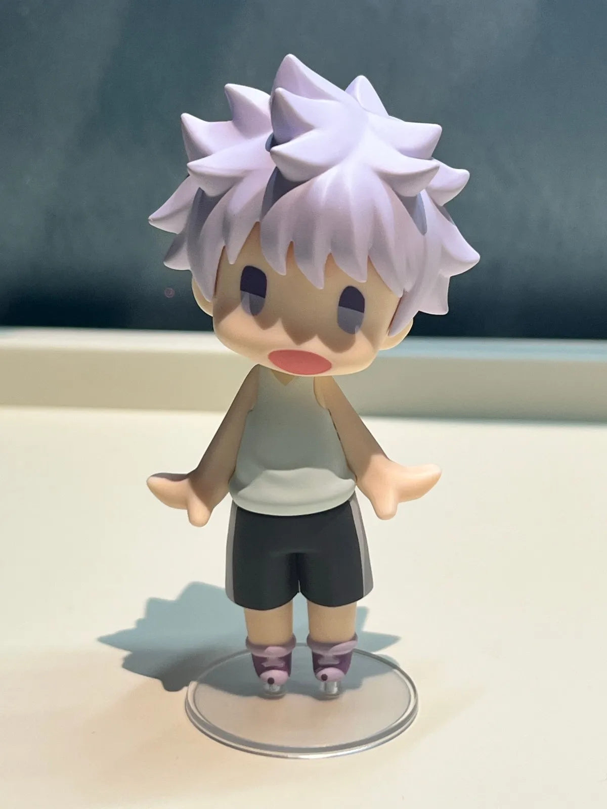 10CM Anime Hunter × Hunter Gon Freecss Figure Killua Zoldyck Standing Model Toy Doll Aciton Figure PVC Desktop Ornament Gift