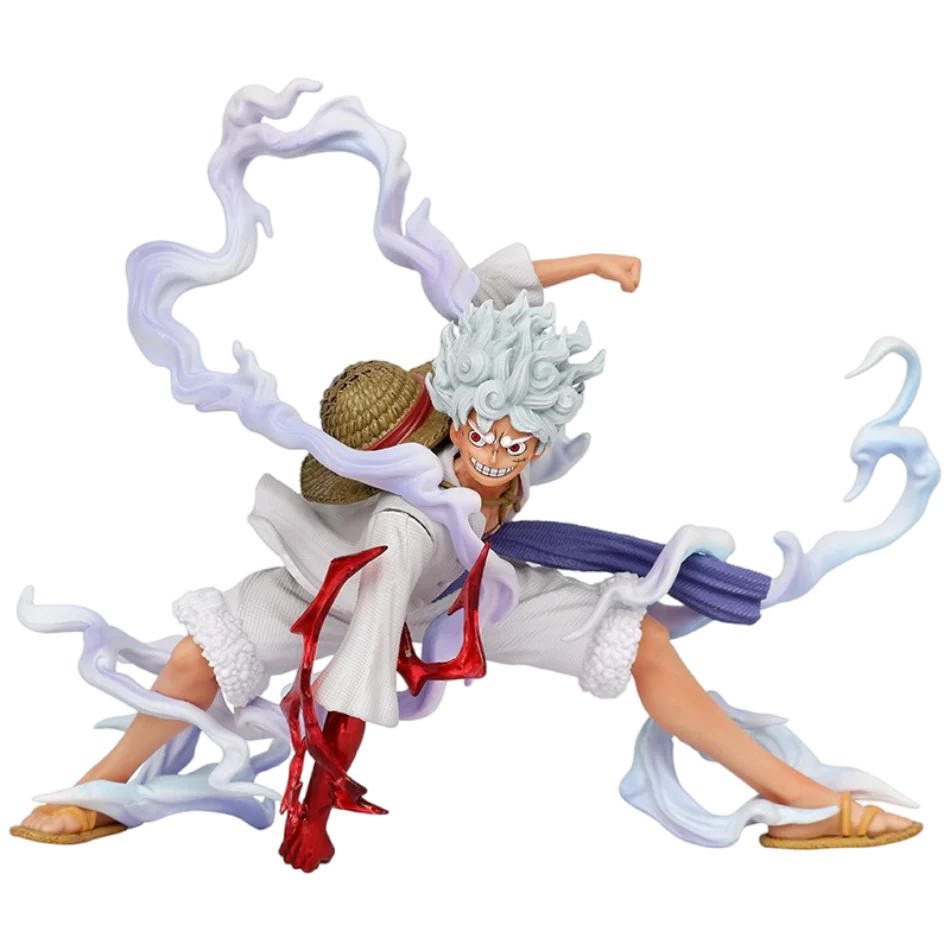 20cm One Piece Luffy Figures Monkey D. Luffy Battle Style Action Figures PVC Anime Collection Model Toys Birthday Ornamen Gifts
