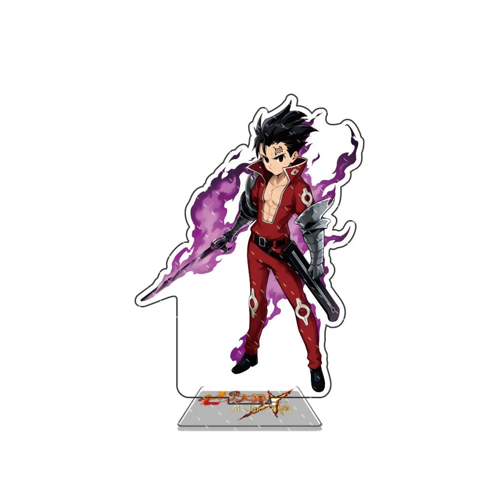Anime The Seven Deadly Sins 15cm Acrylic Stand Model Figure Cosplay Plate Holder Topper Fans Christmas Desk Decor Gift