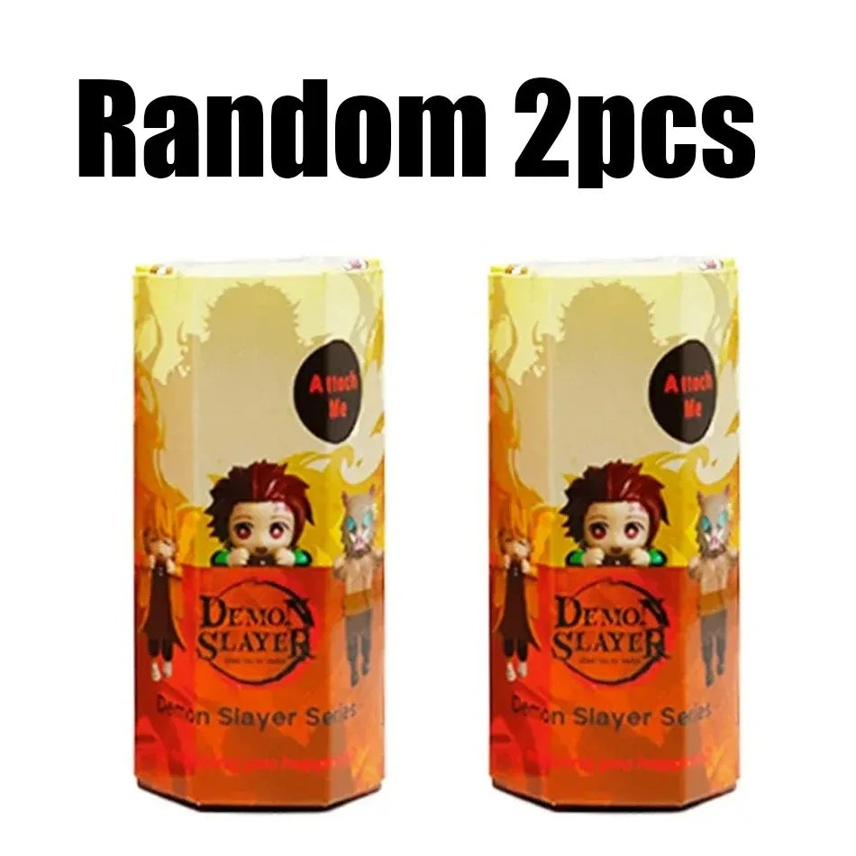 New 12-piece set Sunnys Angel Anime Demon Slayer Blind Box Handmade Anime Cartoon Doll Car Desktop Computer Screen Ornaments