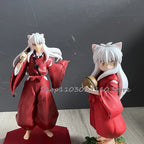 Anime InuYasha Sesshoumaru Figure Childhood Sesshoumaru Standing Pose Model Doll Christmas Helloween Gifts