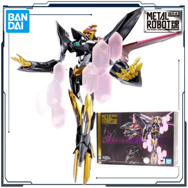 BANDAI Original METAL ROBOT SPIRITS ＜SIDE KMF＞ Code Geass Lelouch of The Rebellion R2 Mech Product Figure Toys for Boys Gifts
