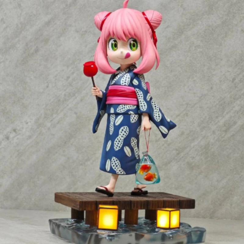 20cm SPY × FAMILY Anya Forger Hand-made Anime Animation Movie Peripheral Desktop Ornament Decoration Collection Birthday Gifts
