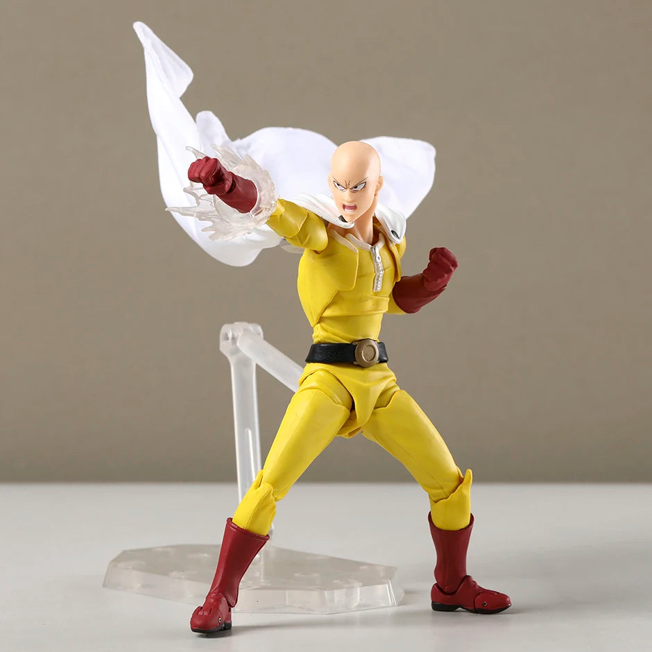 Kaiyodo Revoltech Saitama 1/12 Anime Action Figure Decoration Model Doll Toy Gift