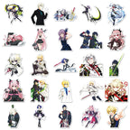 10/30/50pcs Seraph of the End Cartoon Stickers Cool Anime Decals Graffiti Notebook Guitar Phone Car Waterproof Kids Toys Sticker