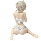12cm Jobless Reincarnation Anime Silfie Figure Mushoku Tensei Action Figural Swimsuit Cute Kneeling Girls Pvc Model Toys Gifts