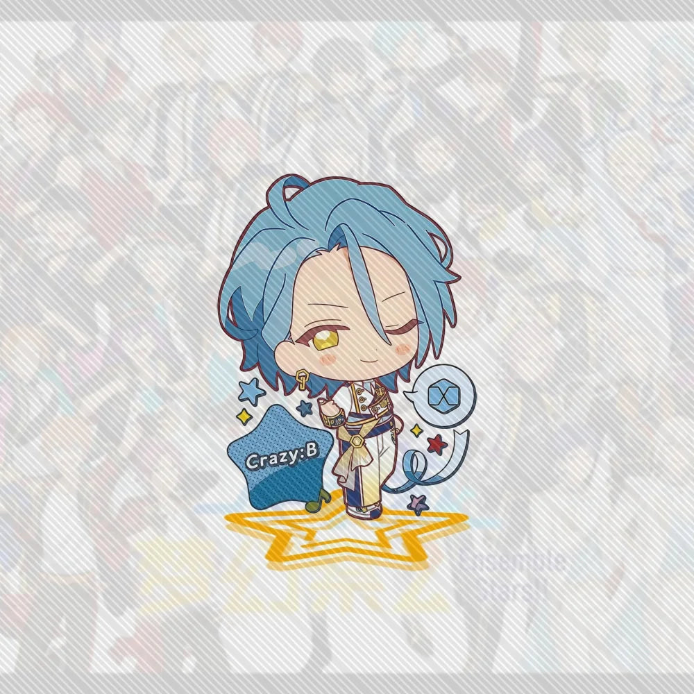 10CM game Ensemble Stars!! Acrylic Stand Model Desk Decor Cosplay Characters Ornament Accessories Good Christmas Gifts