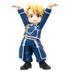 Genuine Original Fullmetal Alchemist Pen Holder Gashapon Toy Alphonse Elric Edward Elric Roy Mustang Figure Model Kids Gift