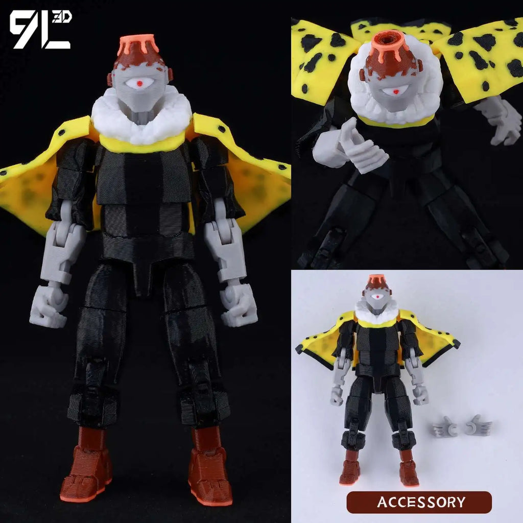 9L 3D Articulated Action Figure - Kaneki Ken From Tokyo Ghoul Lucky Dummy 13 Collectible One-Eyed Ghoul Ver Desktop Display Toys