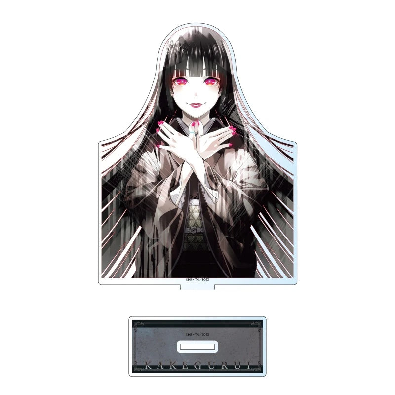 Anime Kakegurui Acrylic Stand figure Yumeko Jabami/Mary Saotome Stand Plate Cosplay Prop Decor Cartoons Gifts 15cm