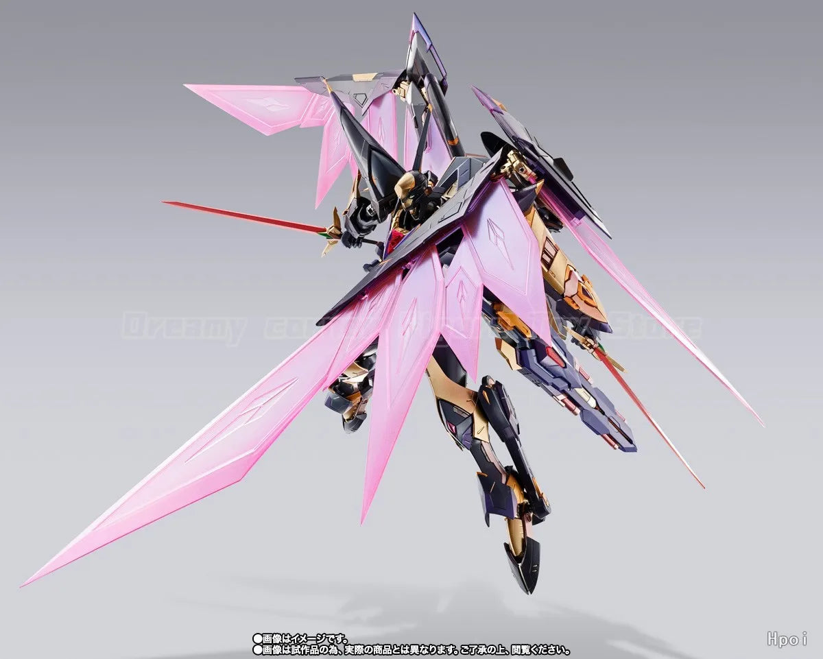 【In Stock】Original BANDAI SPIRITS METAL BUILD DRAGON SCALE CODE GEASS LANCELOT ALBION ZERO Mecha Model Collection Ornament