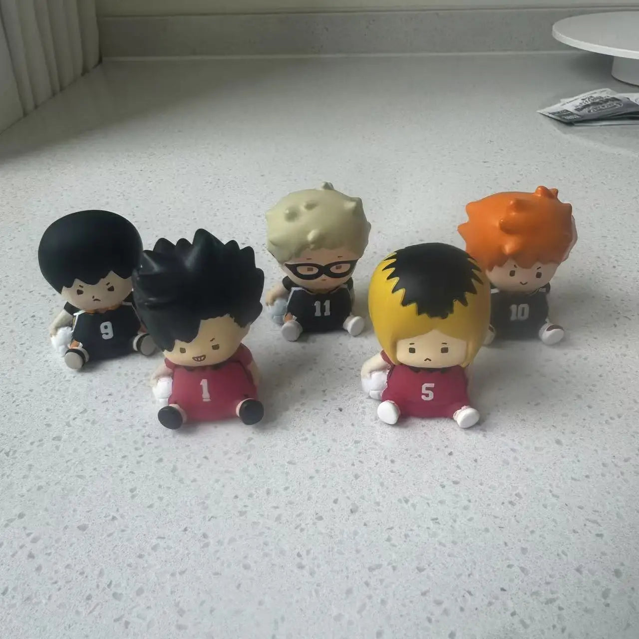 Genuine Action Figure 2 Haikyuu Sleep Style iwaizumi hajime Akaashi Keiji Oikawa Tooru Kotaro Bokuto Gacha Toy