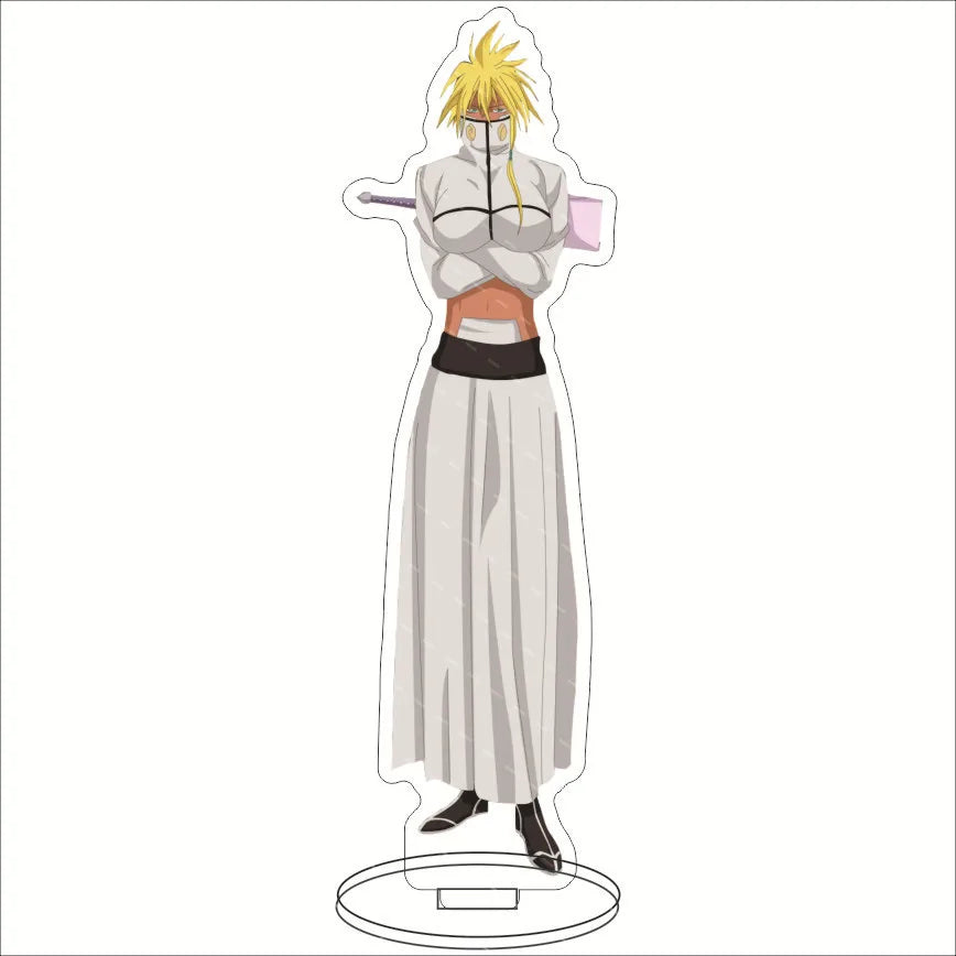 Anime BLEACH Acrylic Stand Manga Figures Kurosaki Ichigo Miniatures Figurines Garage Kits Model Toys GK Ornaments Decoration