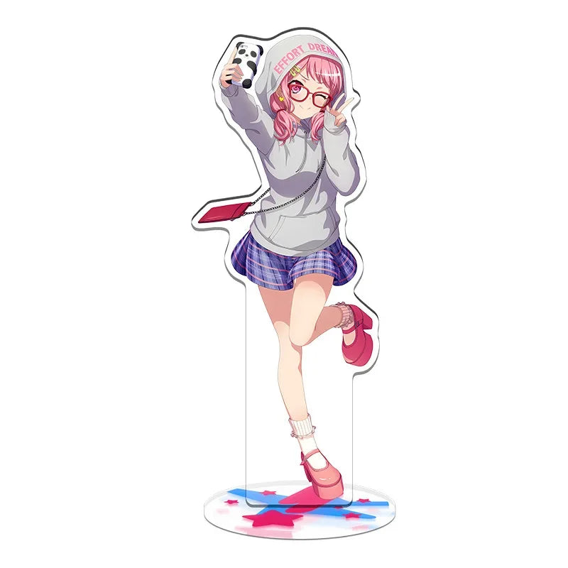 BanG Dream! Acrylic Standing  Anime Fans Game Stand Poppin'Party Hanazono Tae Kokoro Tsurumaki Yukina Minato Roselia Hazawa Gitf