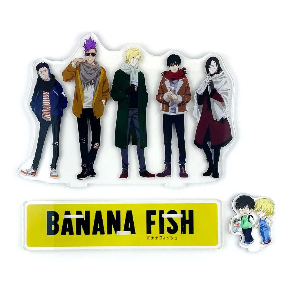 Banana Fish group Aslan Jade Ash Eiji Shorter Yut-Lung Su Rin acrylic standee figurines  egsae astral3