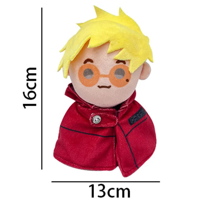 16cm Trigun Stampede Plush Vash The Stampede Doll Cartoon Stuffed Soft Toy Birthday Gift Plush Toys For Children