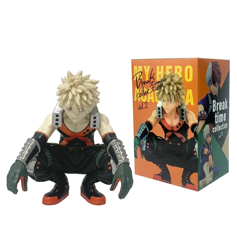 21cm Boku no Hero Academia Anime Figure Bakugo Katsuki Action Figure Midoriya Izuku/Todoroki Shoto Figurine PVC Collection Toys