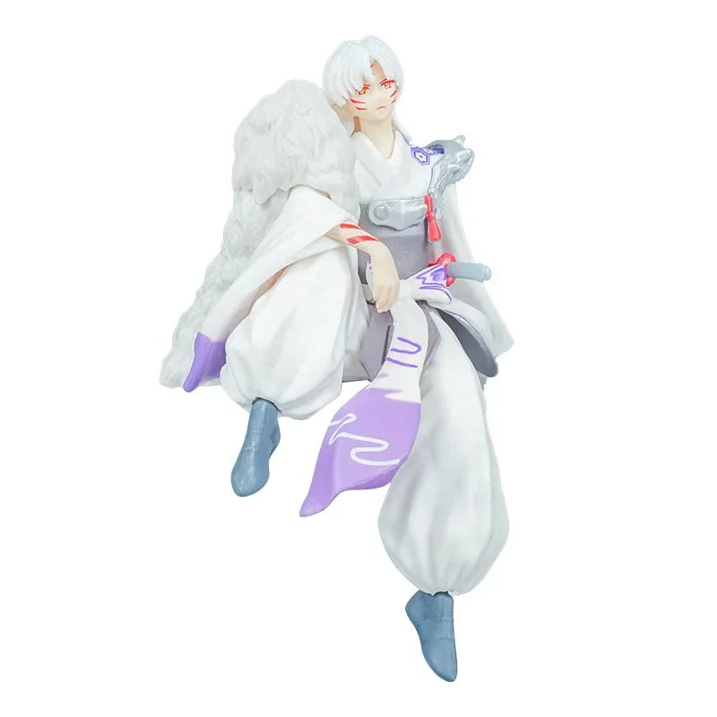 Anime Inuyasha Sesshoumaru Decoration Ornaments Action Figure Collection Model Toy for Children Birthday Toys Christmas Gif