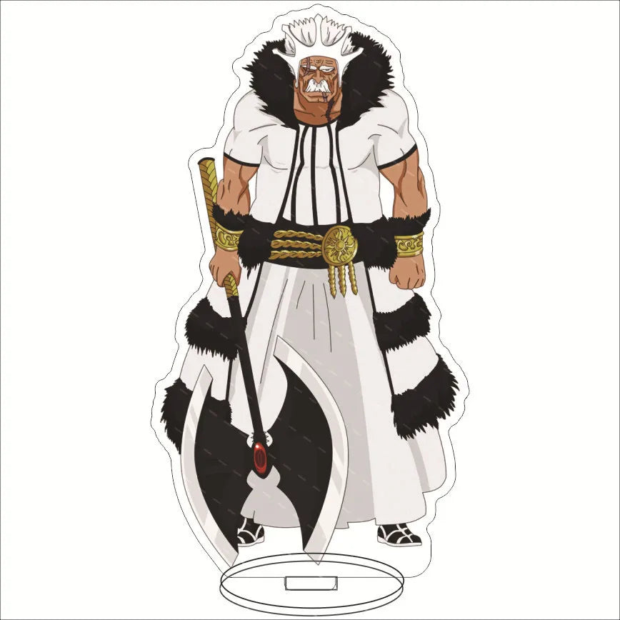 Anime BLEACH Acrylic Stand Manga Figures Kurosaki Ichigo Miniatures Figurines Garage Kits Model Toys GK Ornaments Decoration