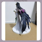 Overlord Albedo Anime Girl Figure 25cm Large Statue Wedding Dress Theme Desktop Decoration Ideal Collectible for Boys Gift