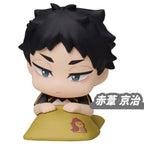 Anime Haikyuu Gashapon Toys Sleep Styling Vol.2 Oikawa Tooru Ushijima Wakatoshi Akaashi Keiji Cute Figure Model Dolls Gifts