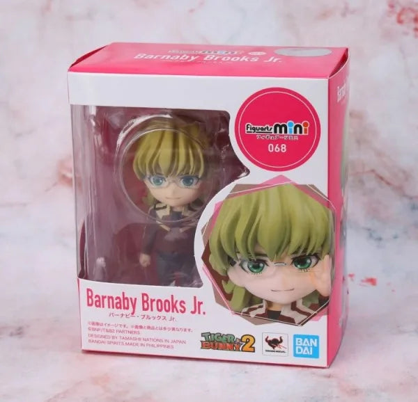 Bandai Original TIGER & BUNNY 2 Anime Figure Figuarts mini Barnaby Brooks Jr.Action Figure Toys For Kids Gift Collectible Model
