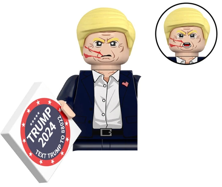 US President USA Figure Blocks