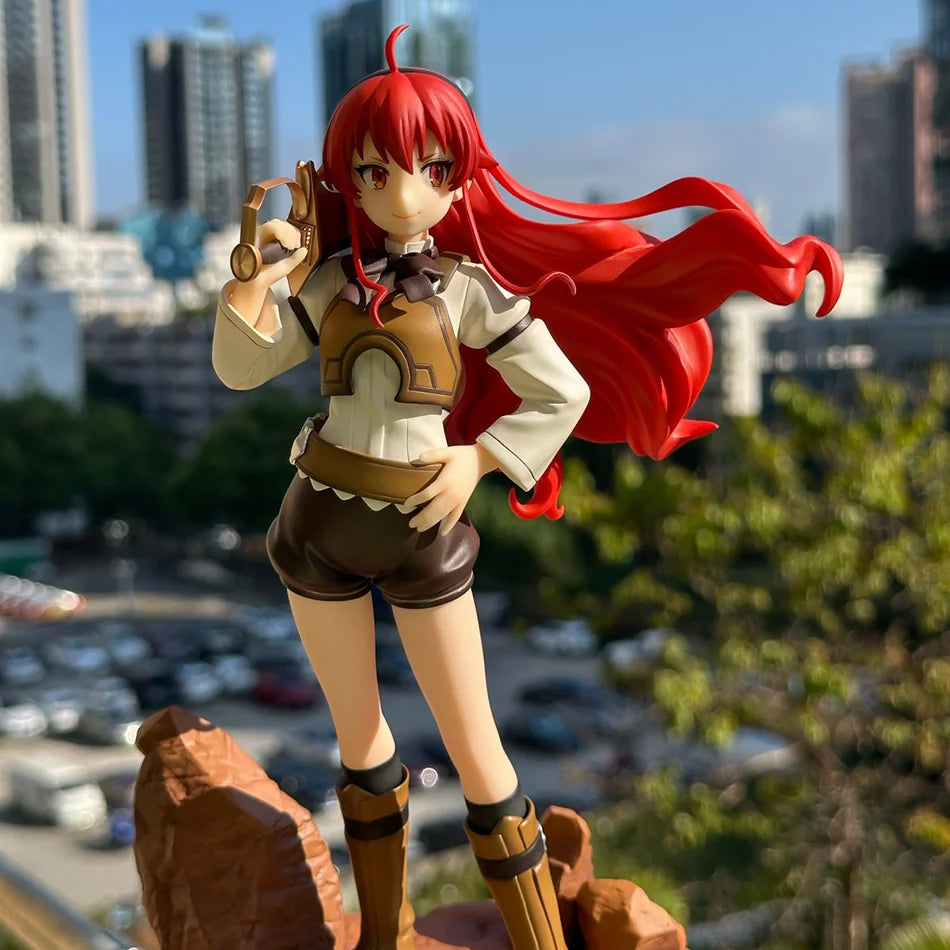 18cm Magician Eris Greyrat/Sylphiette Action Figure Mushoku Tensei：Jobless Reincarnation Anime Figure PVC Adult Model Doll Toys